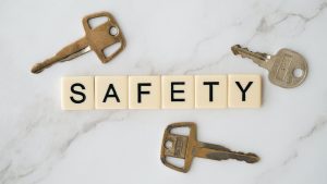 safety scrabble word three keys
